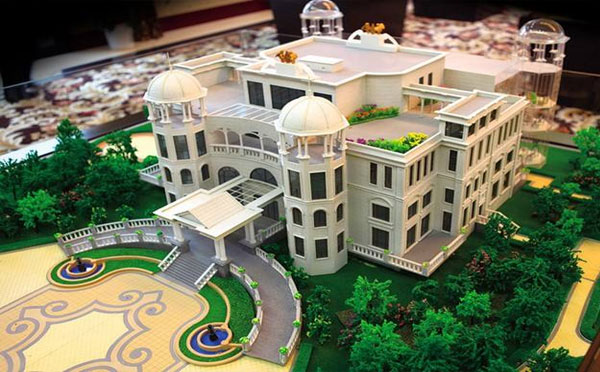 农业灵台灵台沙盘模型的应用